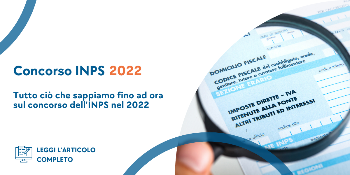 Concorso INPS 2022