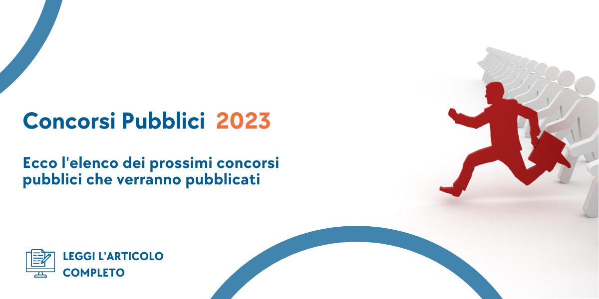 Concorsi pubblici 2023