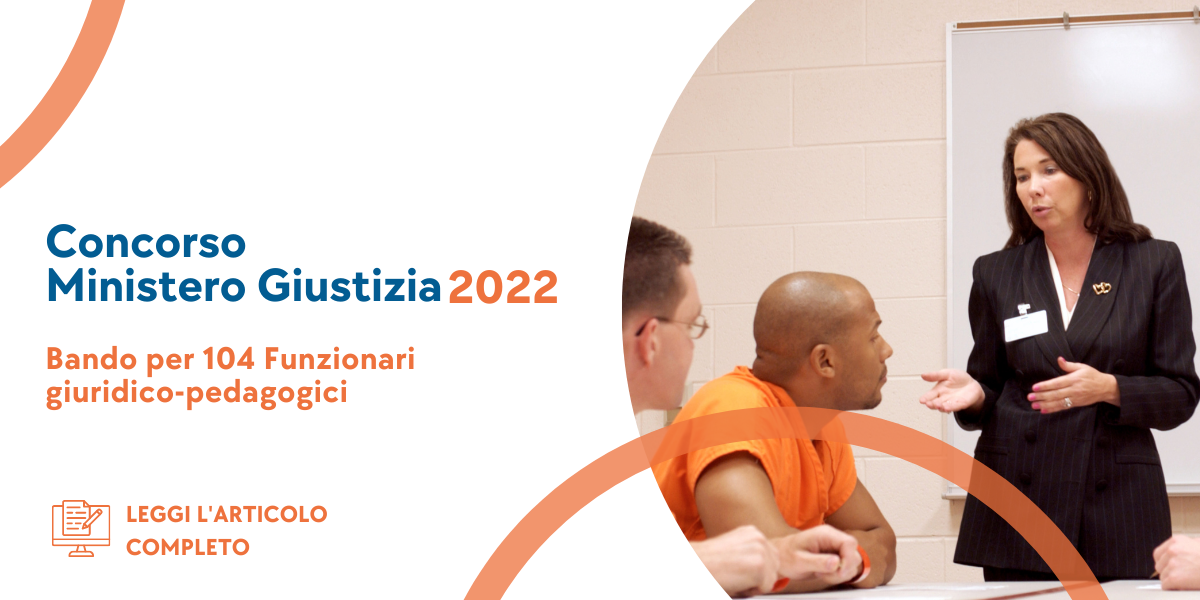 Concorso Ministero della Giustizia