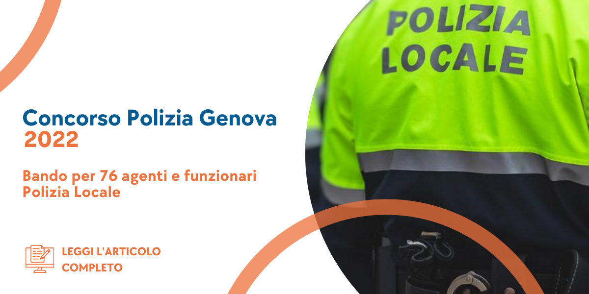 Concorso Polizia Genova