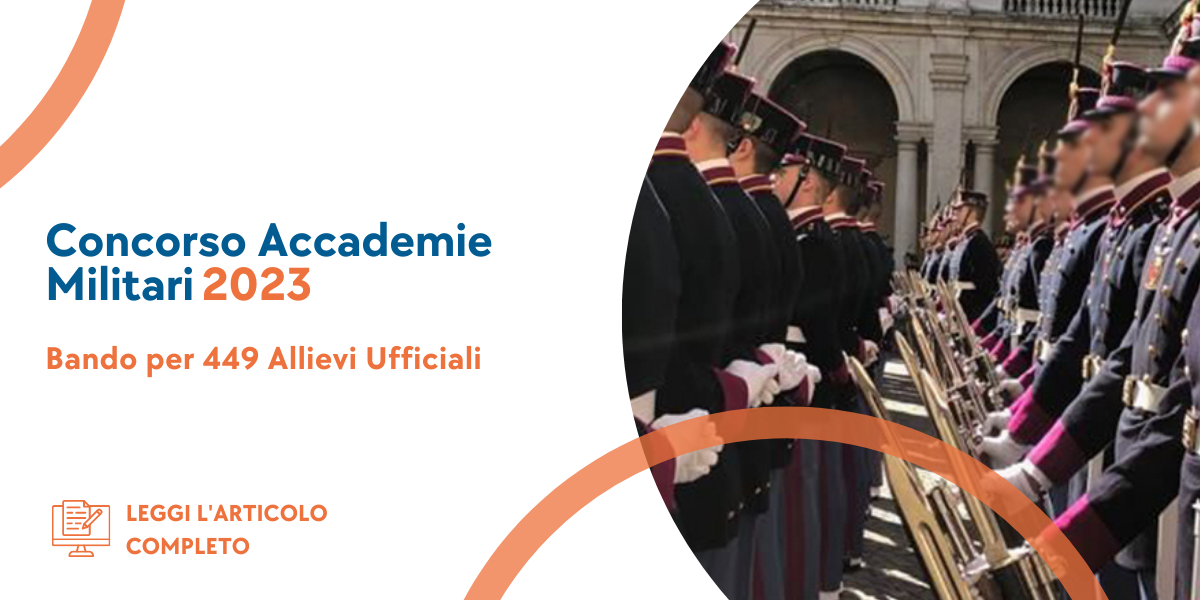 Concorso Accademie Militari 2023