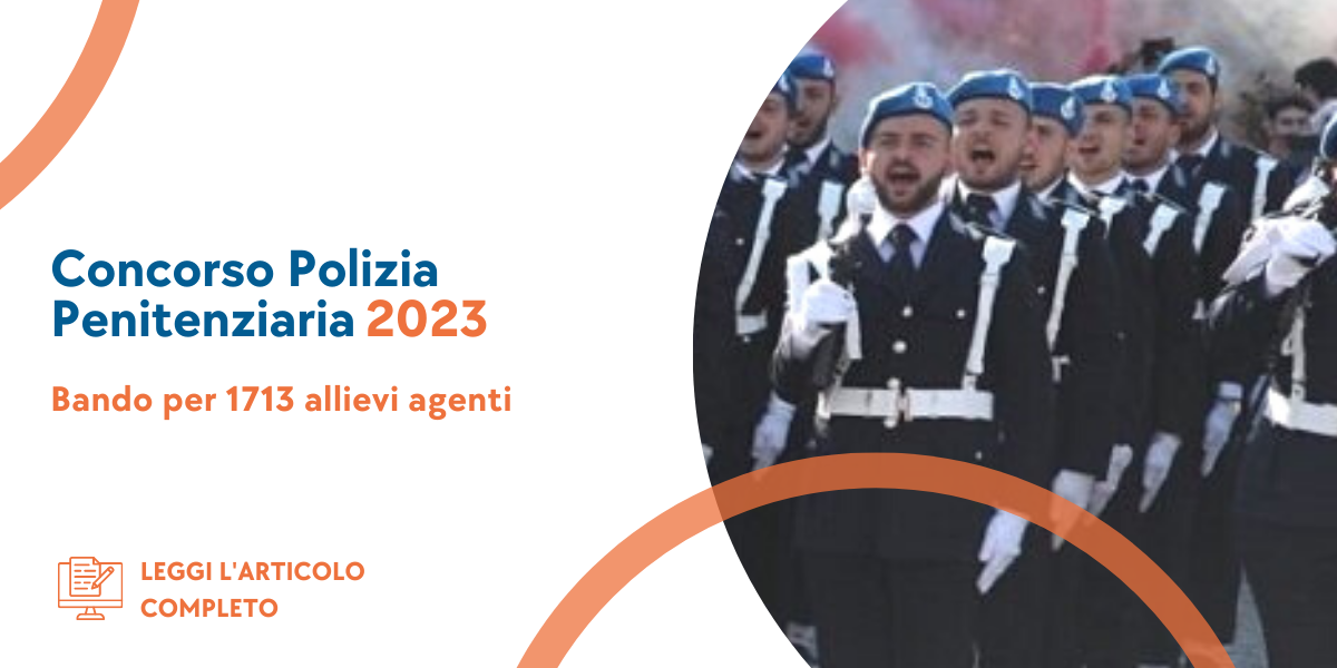 Concorso Allievi Agenti Polizia Penitenziaria 2023