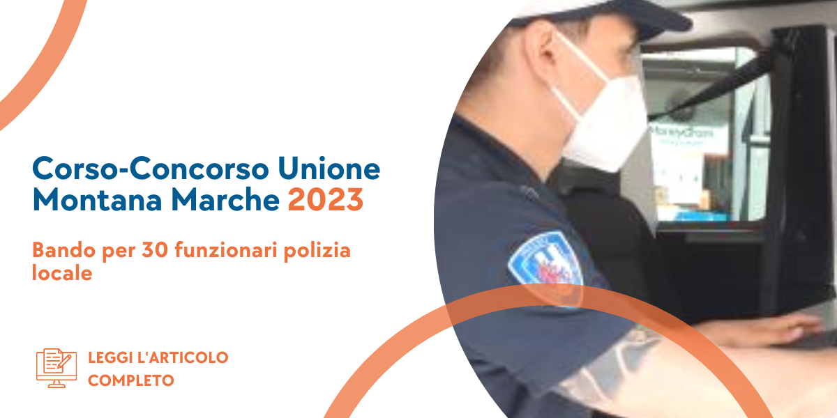 Corso-Concorso Istruttori Polizia Locale Marche