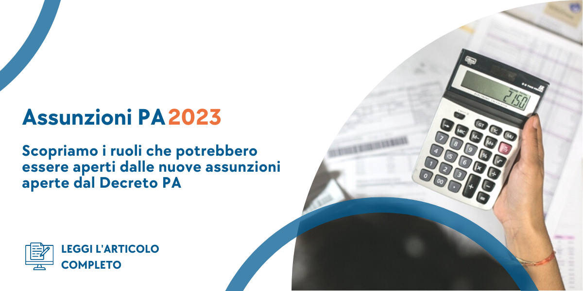 Assunzioni PA 2023