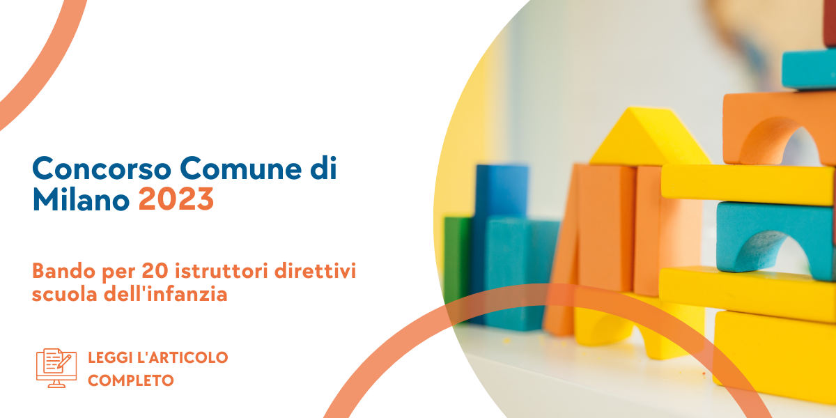 Concorso Istruttori Scuola dell’Infanzia Milano