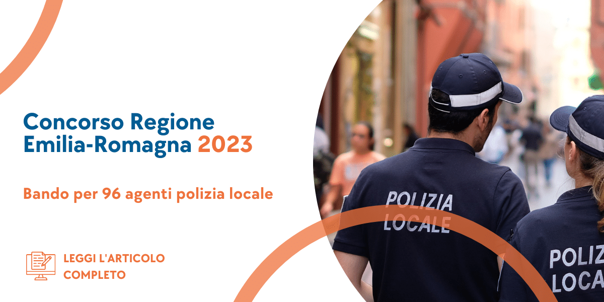 Concorso Agenti Polizia Locale Emilia-Romagna