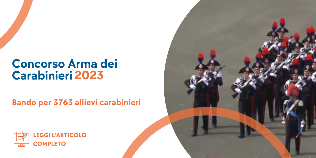 Concorso Allievi Carabinieri 2023