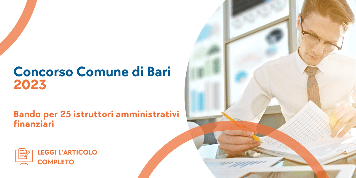 Concorso Istruttori Amministrativi Bari