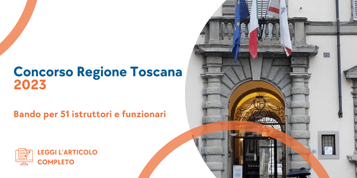 Concorso Regione Toscana 2023