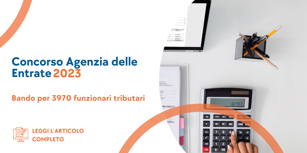 Concorso Funzionari Tributari Agenzia delle Entrate 2023