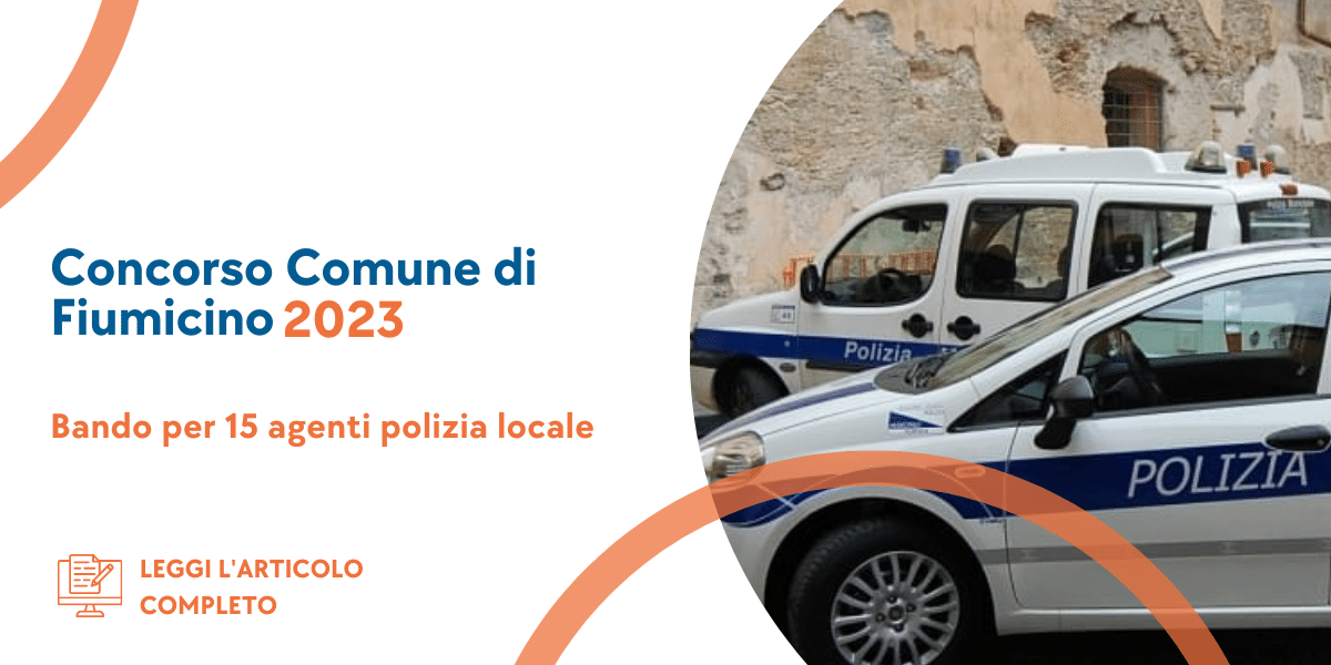 Concorso Agenti Polizia Locale Fiumicino