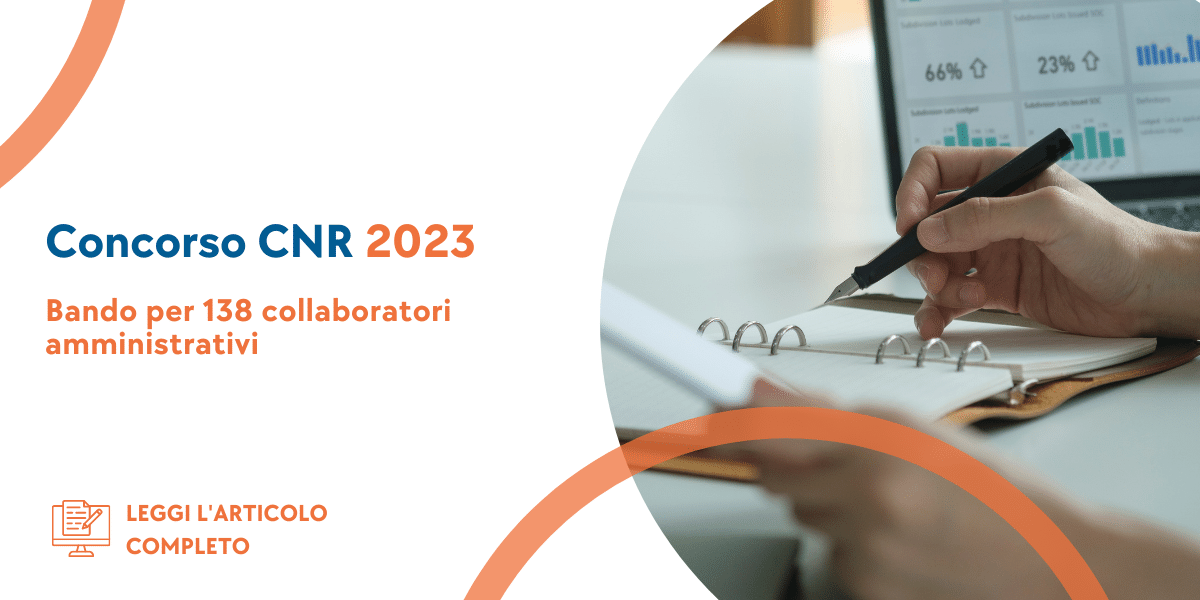 Concorso Collaboratori Amministrativi CNR 2023