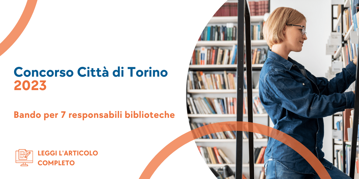 Concorso Bibliotecari Città di Torino 2023