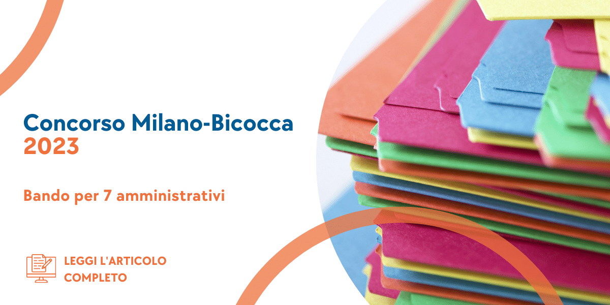 Concorso Amministrativi Bicocca 2023