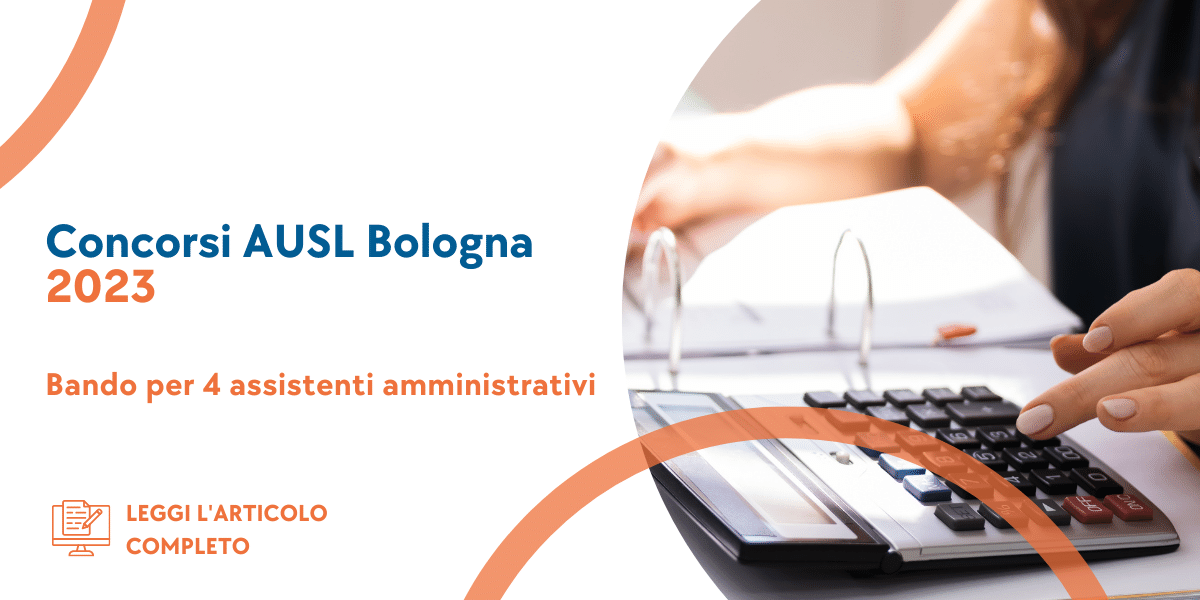 Concorso Assistenti Amministrativi AUSL Bologna 2023