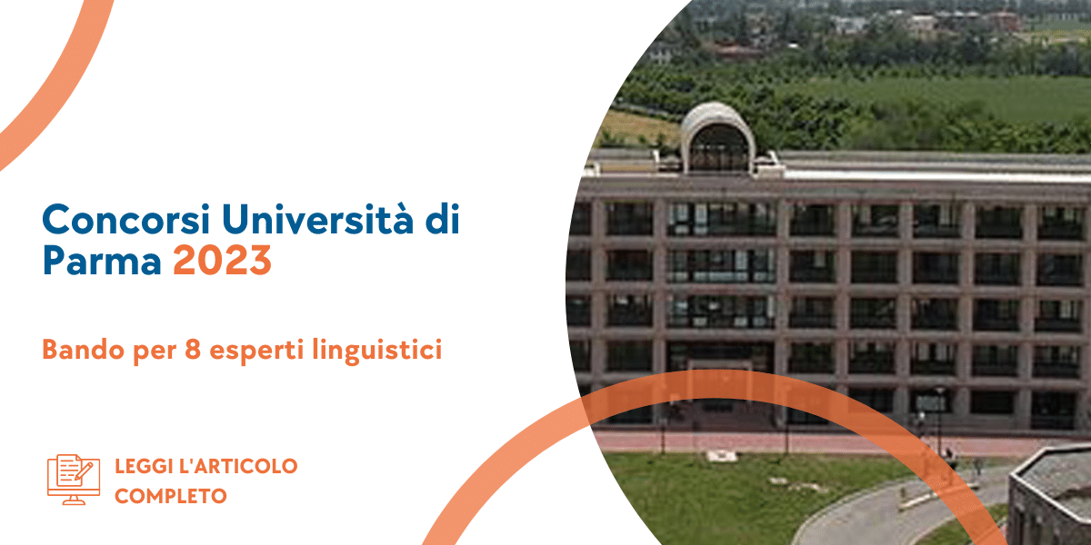 Concorso Esperti Linguistici Università di Parma 2023