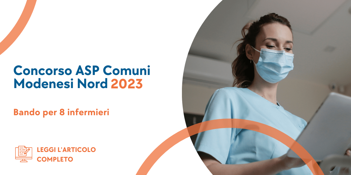 Concorso Infermieri ASP Comuni Modenesi Nord 2023