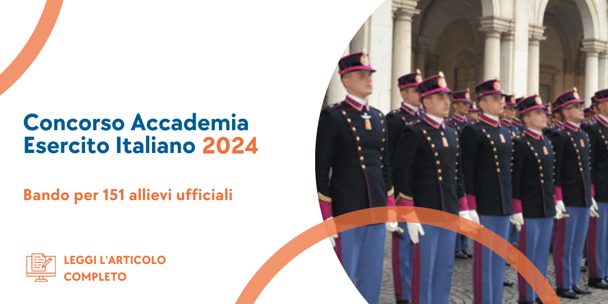 Concorso Accademia Esercito 2024