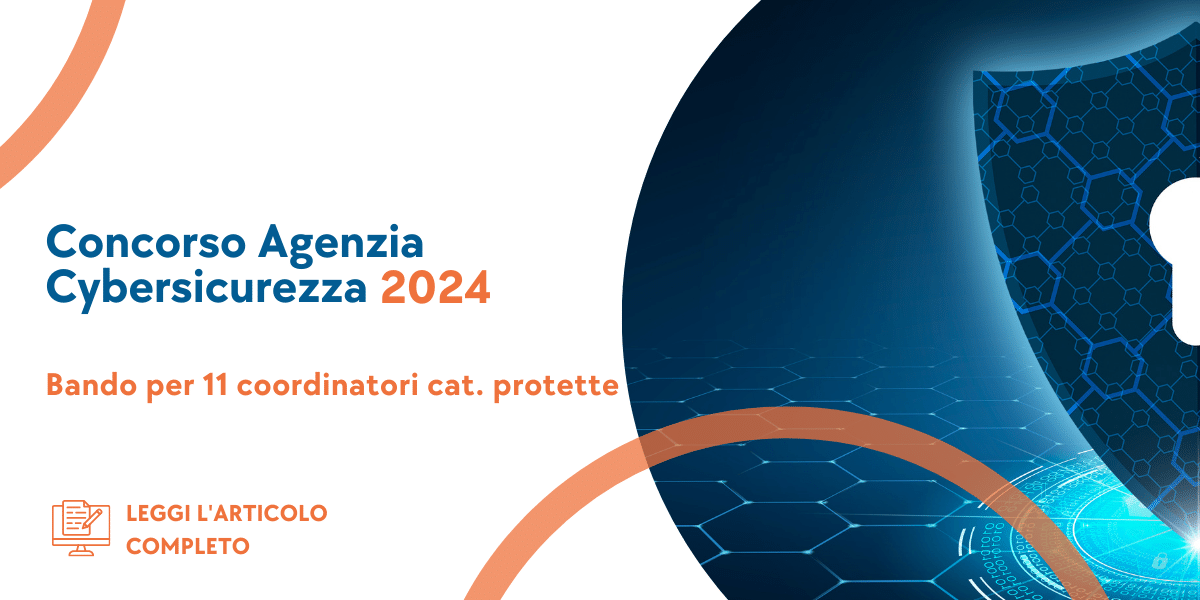 Concorso Coordinatori Agenzia Cybersicurezza 2023