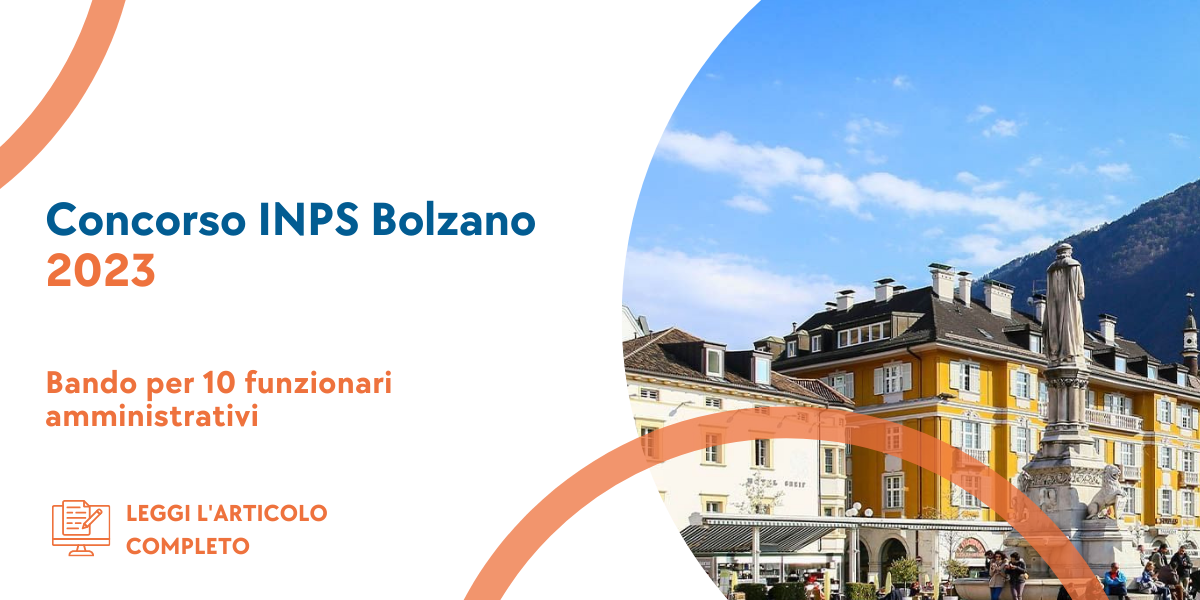 Concorso-Funzionari-Amministrativi-INPS-Bolzano