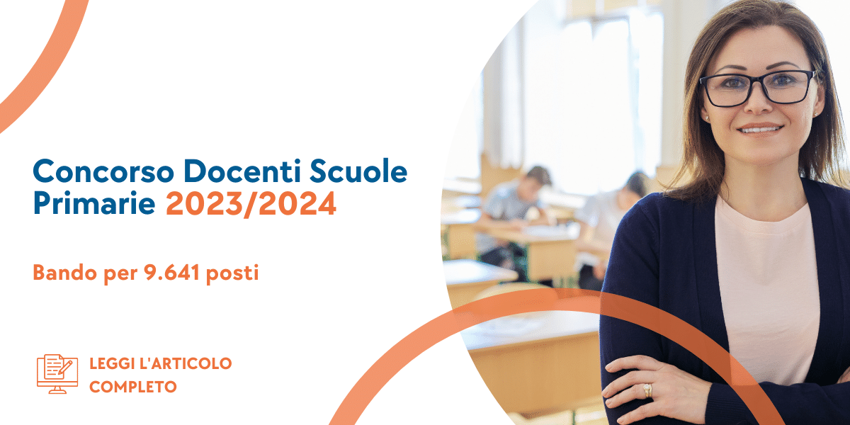 Concorso Ordinario Scuole Primarie 2023 2024