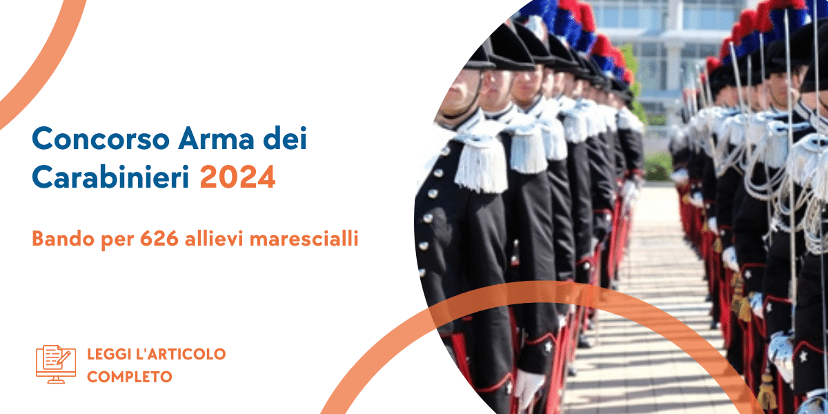 Concorso Marescialli Carabinieri 2024