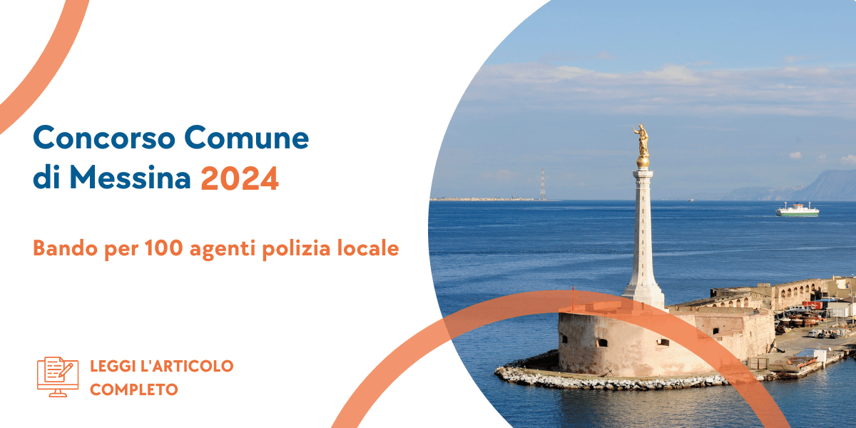 Concorso Agenti Polizia Locale Messina 2024