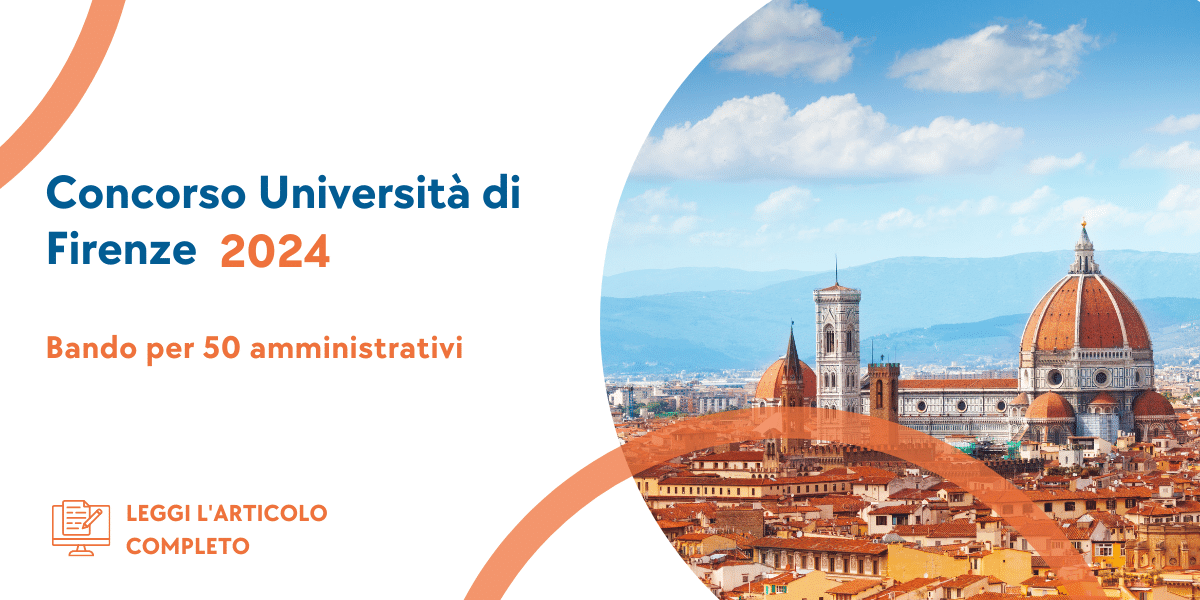 Concorso Amministrativi Università di Firenze 2024