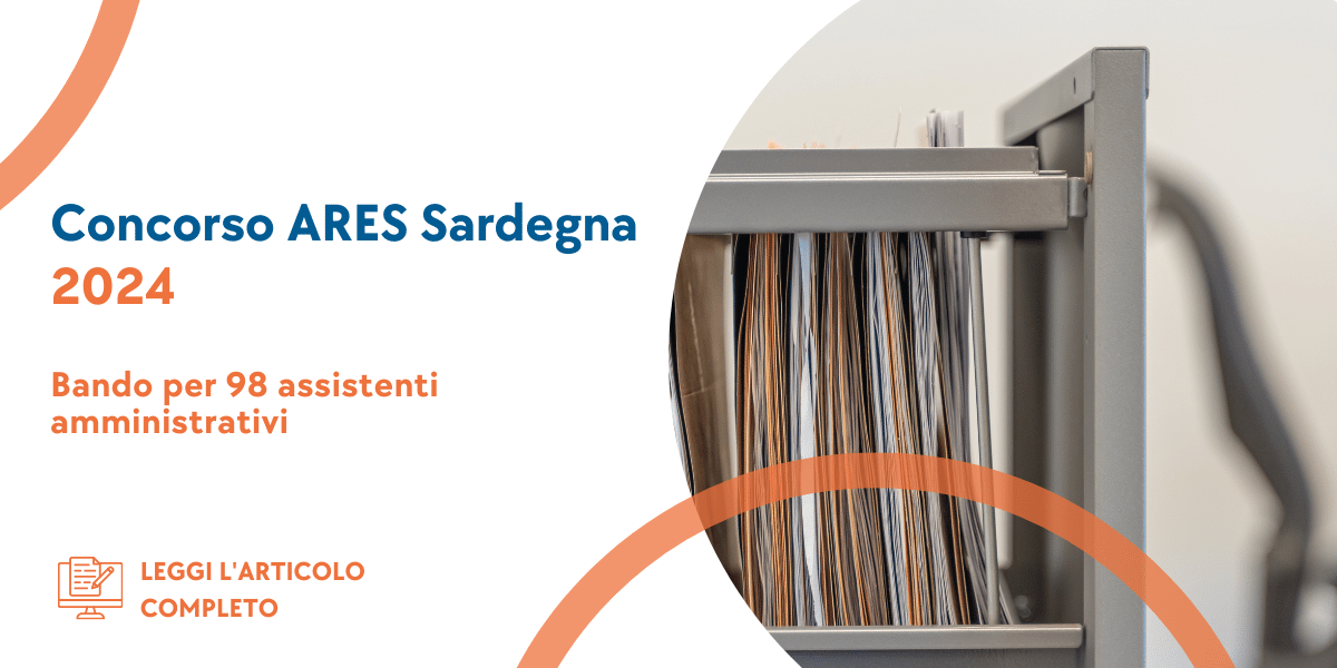 Concorso Assistenti Amministrativi ARES Sardegna 2024