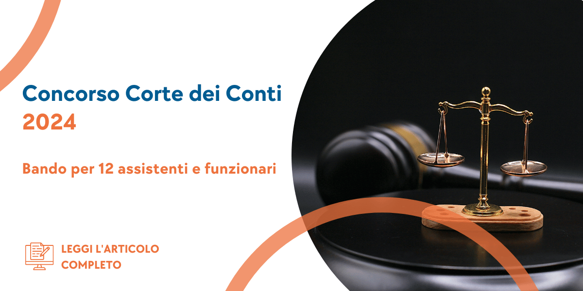 Concorso Assistenti e Funzionari Corte dei Conti 2024