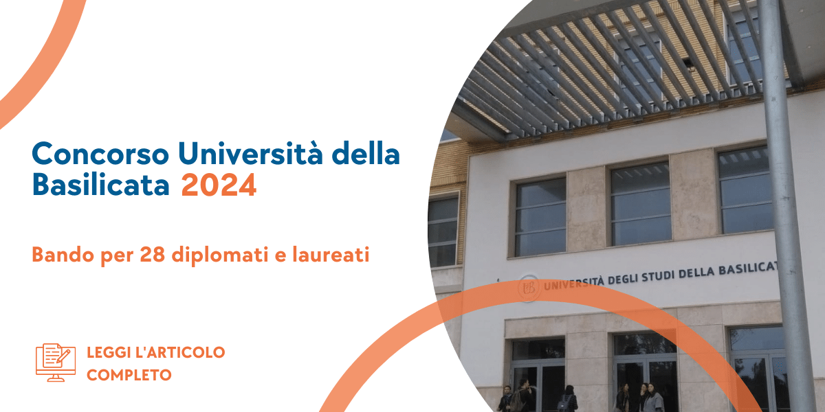 Concorso Università della Basilicata 2024