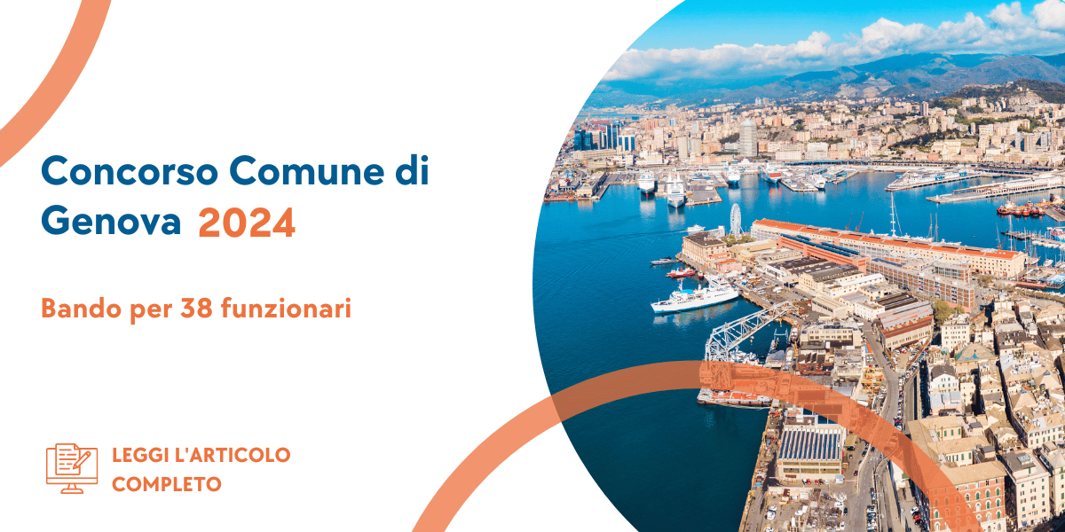 Concorso Funzionari Comune di Genova 2024