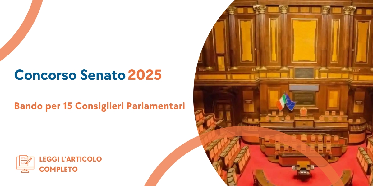 Concorso Senato della Repubblica 2025
